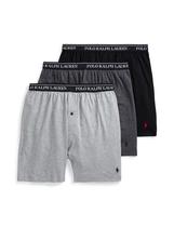 Shorts boxer Polo Ralph Lauren Knit Classic Fit, pacote com 3 unidades, GG Shorts boxer Polo Ralph Lauren Knit Classic Fit, pacote com 3 unidades, GG