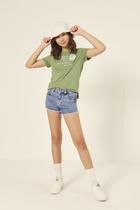 Shorts Boyfriend Com Barra Desfiada Jeans Infantil Dimy Candy