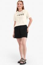 Shorts Canelado Menina com Bolso Minty Shorts Canelado Menina com Bolso Minty