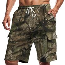 Shorts cargo domirica masculinos Camo Tree Print Quick Dry Shorts cargo domirica masculinos Camo Tree Print Quick Dry