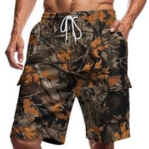 Shorts cargo domirica masculinos Camo Tree Print Quick Dry Shorts cargo domirica masculinos Camo Tree Print Quick Dry
