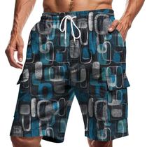 Shorts cargo domirica masculinos Camo Tree Print Quick Dry Shorts cargo domirica masculinos Camo Tree Print Quick Dry