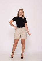 Shorts Cargo Feminino Bege Ref 7947 Shorts Cargo Feminino Bege Ref 7947