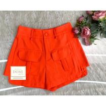 Shorts Cargo Feminino de Alfaiataria 9260 - Domi Modas Shorts Cargo Feminino de Alfaiataria 9260 - Domi Modas
