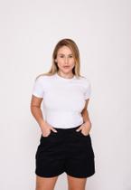 Shorts Cargo Feminino Preto Ref 7947 F075 Shorts Cargo Feminino Preto Ref 7947 F075