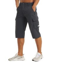 Shorts cargo MAGCOMSEN para homens de secagem rápida com bolsos