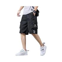 Shorts Cargo Masculino Verão Fino Gelo Esportes Casuais Calças Curtas Da Moda