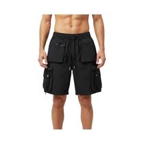 Shorts cargo masculinos de boa qualidade, shorts de praia de verão, calças plus size