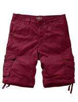 Shorts cargo Match Twill Comfort para homens, tamanho ameixa M/30 Shorts cargo Match Twill Comfort para homens, tamanho ameixa M/30