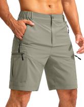 Shorts Cargo Pudolla para Homens - Cinza Sage - Tamanho M