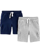 Shorts cargo Simple Joys da Carter's Boys 18 meses, pacote com 2