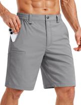 Shorts cargo TACVASEN Quick Dry Lightweight para homens cinza 38