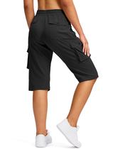 Shorts Cargo Viodia 38 cm Leves de Secagem Rápida Preto Shorts Cargo Viodia 38 cm Leves de Secagem Rápida Preto