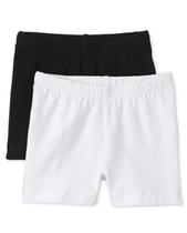 Shorts Cartwheel The Children's Place Girls preto/branco XS Shorts Cartwheel The Children's Place Girls preto/branco XS