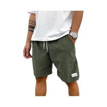 Shorts Casuais De Veludo De Verão Masculino Cor Sólida Praia Basquete Moletom Roupas Esportivas