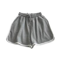 Shorts Casuais Listrados Femininos Estilo Coreano Harajuku Moda De Verão Mini Shorts De Yoga
