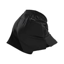 Shorts Casuais Masculinos Leves De Verão Para Fitness Com Bolsos, Cor Sólida Básica, Estilo