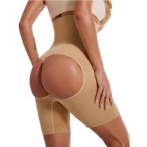 Shorts Cinta Modeladora Com Alta Compressão C/ Furo C06F