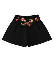 Shorts Clochard Infantil Feminino Rovi Kids Preto