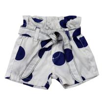 Shorts Clochart Linho Poá Shorts Clochart Linho Poá