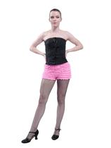 Shorts com babados BellaSous Malco Modes Low Rise para mulheres