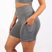 Shorts Com Bolso Fitness Bermuda Meia Coxa Academia