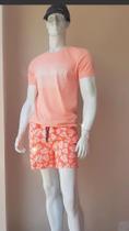 Shorts com elástico estampado