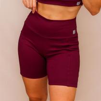 Shorts Confortáveis com Bolso para Treino e Corrida - Roxo Profundo