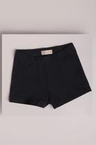 Shorts cotton preto bf9411 Shorts cotton preto bf9411
