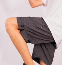 shorts cross masculino - Tam G Cinza