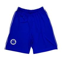 Shorts Cruzeiro Infantil Juvenil Azul Oficial