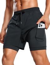 Shorts CRZ YOGA 2 em 1 com Forro, Secagem Rápida e Bolsos XL Shorts CRZ YOGA 2 em 1 com Forro, Secagem Rápida e Bolsos XL