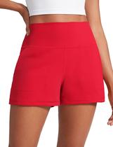 Shorts CRZ YOGA Butterlift Cintura Alta 7,5 cm Bolsos Vermelho G Shorts CRZ YOGA Butterlift Cintura Alta 7,5 cm Bolsos Vermelho G
