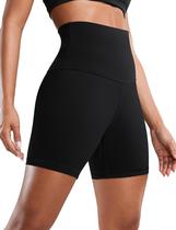 Shorts CRZ YOGA Butterluxe Cintura Super Alta 15 cm Preto G