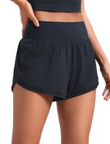 Shorts CRZ YOGA Butterluxe-Light Cintura Alta com Fenda de 6 cm
