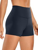Shorts CRZ YOGA Cintura Alta 7,5 cm Sem Costura Marinho XL Shorts CRZ YOGA Cintura Alta 7,5 cm Sem Costura Marinho XL