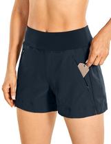 Shorts CRZ YOGA Cintura Média para Trilha 10 cm 2 Bolsos Azul Marinho G Shorts CRZ YOGA Cintura Média para Trilha 10 cm 2 Bolsos Azul Marinho G