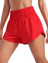 Shorts CRZ YOGA com Barra Dolphin, Forro em Tela e Bolso com Zíper