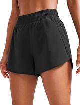 Shorts CRZ YOGA Dolphin 3" Cintura Alta Secagem Rápida Preto P Shorts CRZ YOGA Dolphin 3" Cintura Alta Secagem Rápida Preto P