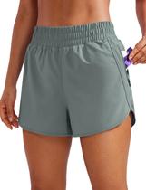 Shorts CRZ YOGA Dolphin 3in Secagem Rápida com Bolso com Zíper XL Shorts CRZ YOGA Dolphin 3in Secagem Rápida com Bolso com Zíper XL