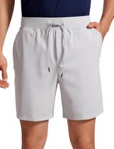 Shorts CRZ YOGA Masculino 7" com Elastano Cinza Platina G Shorts CRZ YOGA Masculino 7" com Elastano Cinza Platina G