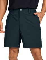 Shorts CRZ YOGA Masculino para Golfe 23 cm Stretch Leve Marinho