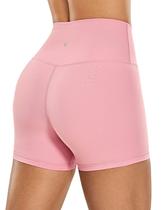 Shorts CRZ YOGA Naked Feeling Cintura Alta 10 cm Rosa P Shorts CRZ YOGA Naked Feeling Cintura Alta 10 cm Rosa P