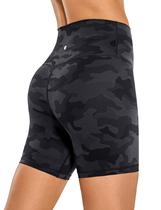 Shorts CRZ YOGA Naked Feeling Cintura Alta 15 cm Camuflado XS Shorts CRZ YOGA Naked Feeling Cintura Alta 15 cm Camuflado XS