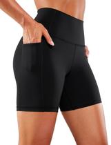 Shorts CRZ YOGA Naked Feeling Cintura Alta 15 cm com Bolsos XL