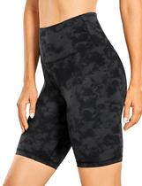 Shorts CRZ YOGA Naked Feeling Cintura Alta Tie Dye 20 cm Shorts CRZ YOGA Naked Feeling Cintura Alta Tie Dye 20 cm