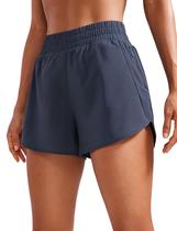 Shorts CRZ YOGA Running 3" Quick Dry Mesh Marinho XL