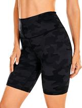 Shorts CRZ YOGA Sensação Pele 20 cm Cintura Alta Cinza Escuro P Shorts CRZ YOGA Sensação Pele 20 cm Cintura Alta Cinza Escuro P
