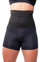 Shorts Curto Aperta Barriga Reduz Medida Cinta Modeladora