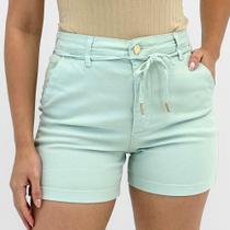 Shorts Daksul em Sarja Alfaiataria feminino Shorts Daksul em Sarja Alfaiataria feminino